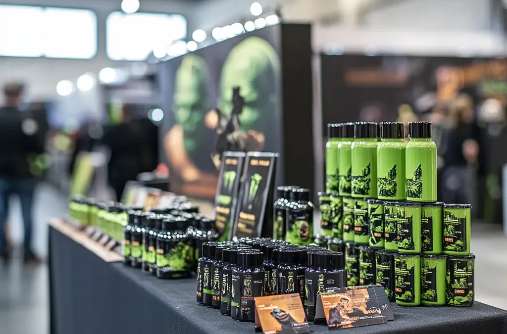 Frankenstein products on a stall