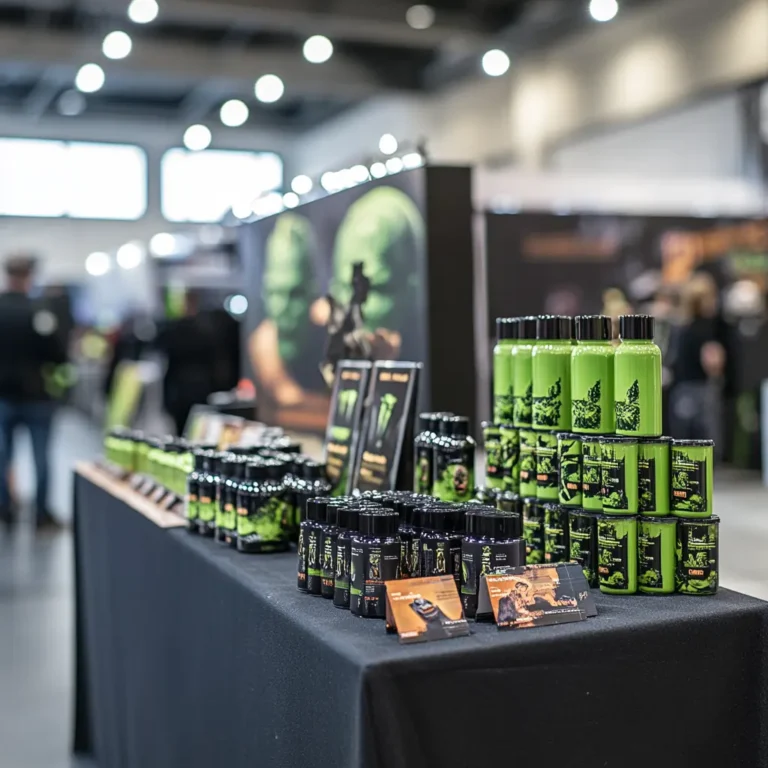 Frankenstein products on a stall