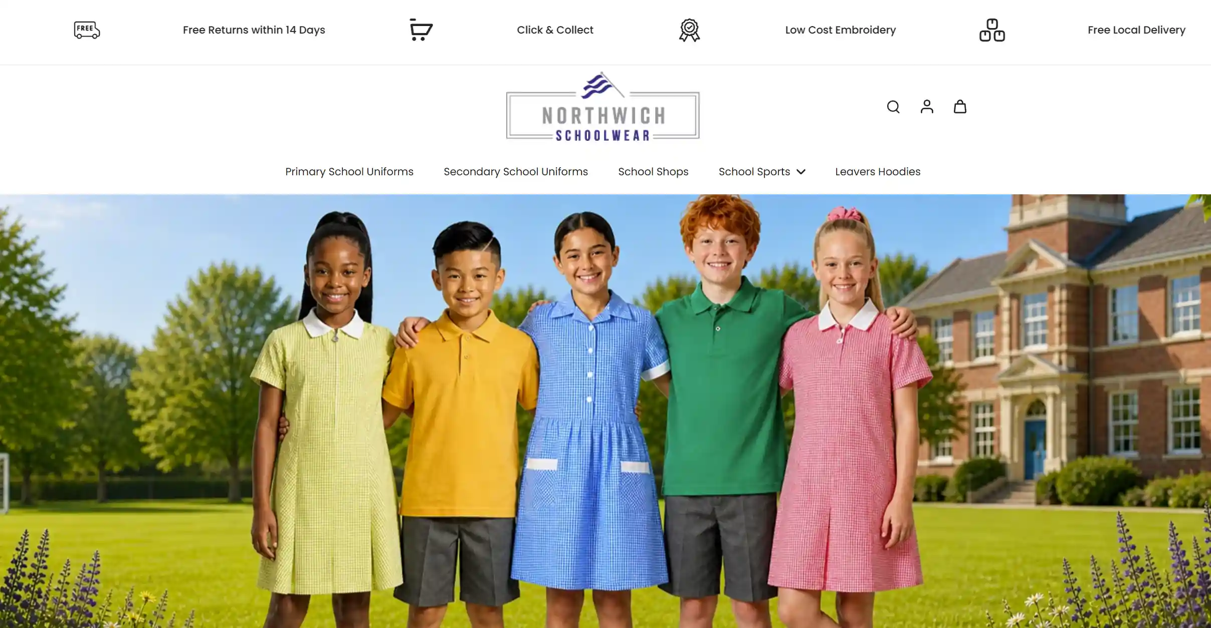 Northwich Schoolwear case study