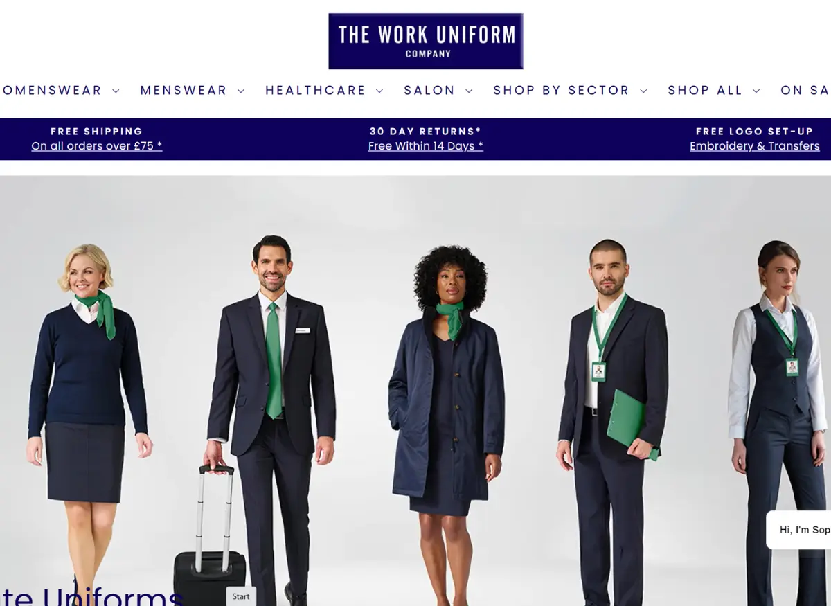 Work Uniform Company case study